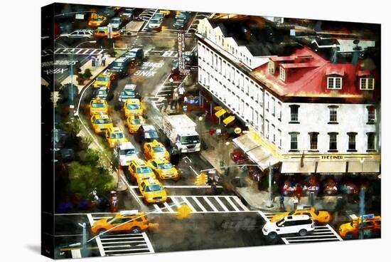Taxis Diner-Philippe Hugonnard-Stretched Canvas