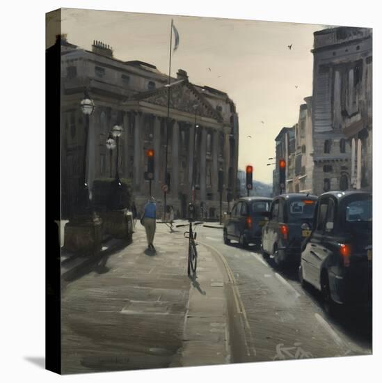 Taxis in the City, 2018-Tom Hughes-Stretched Canvas