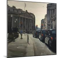 Taxis in the City, 2018-Tom Hughes-Mounted Giclee Print