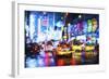 Taxis Night - In the Style of Oil Painting-Philippe Hugonnard-Framed Giclee Print