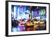 Taxis Night - In the Style of Oil Painting-Philippe Hugonnard-Framed Giclee Print