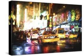 Taxis Night-Philippe Hugonnard-Stretched Canvas