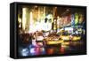 Taxis Night-Philippe Hugonnard-Framed Stretched Canvas