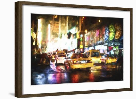 Taxis Night-Philippe Hugonnard-Framed Giclee Print