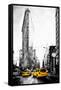 Taxis on Fifth Avenue-Philippe Hugonnard-Framed Stretched Canvas