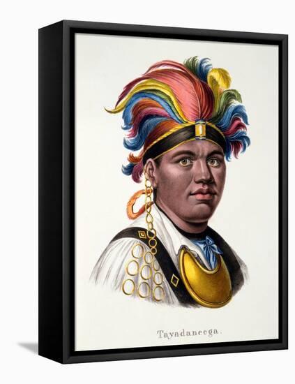 Tayadaneega: Chieftain of One of the Pacific Islands-null-Framed Stretched Canvas