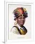 Tayadaneega: Chieftain of One of the Pacific Islands-null-Framed Giclee Print