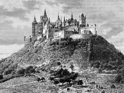 Burg Hohenzollern, South of Stuttgart, Germany, 19th Century