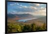 Taylor Pond seen from Silver Mountain, Adirondack Mountains State Park, New York State, USA-null-Framed Photographic Print