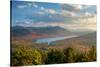 Taylor Pond seen from Silver Mountain, Adirondack Mountains State Park, New York State, USA-null-Stretched Canvas