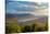 Taylor Pond seen from Silver Mountain, Adirondack Mountains State Park, New York State, USA-null-Stretched Canvas