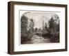 Taysayac, Half Dome, 4967 Ft, Yosemite, 1861 (Mammoth Plate Albumen Print)-Carleton Emmons Watkins-Framed Giclee Print