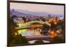 Tbilisi at dusk, Georgia, Caucasus, Asia-G&M Therin-Weise-Framed Photographic Print