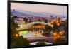 Tbilisi at dusk, Georgia, Caucasus, Asia-G&M Therin-Weise-Framed Photographic Print