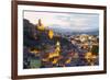 Tbilisi at night, Georgia, Caucasus, Asia-G&M Therin-Weise-Framed Photographic Print