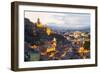 Tbilisi at night, Georgia, Caucasus, Asia-G&M Therin-Weise-Framed Photographic Print