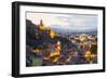 Tbilisi at night, Georgia, Caucasus, Asia-G&M Therin-Weise-Framed Photographic Print