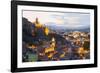 Tbilisi at night, Georgia, Caucasus, Asia-G&M Therin-Weise-Framed Photographic Print