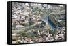 Tbilisi, Georgia, capital, city, town, view from above-Sergey Orlov-Framed Stretched Canvas