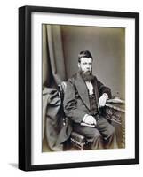 TC Fendick, Master of the Worshipful Company of Glaziers Wearing His Master's Badge, C1865-Maull & Co-Framed Photographic Print
