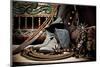 TC’s Boots and Yuma Spurs (color)-Barry Hart-Mounted Art Print