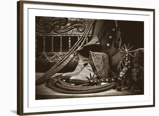 TC’s Boots and Yuma Spurs-Barry Hart-Framed Giclee Print