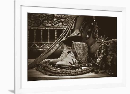 TC’s Boots and Yuma Spurs-Barry Hart-Framed Giclee Print