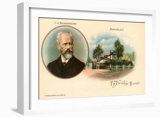 Tchaikovsky and Birthplace-null-Framed Art Print