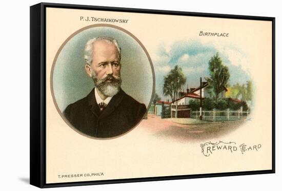 Tchaikovsky and Birthplace-null-Framed Stretched Canvas