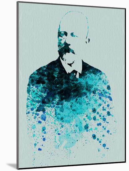 Tchaikovsky Watercolor-Anna Malkin-Mounted Art Print