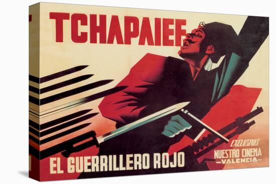 Tchapaief: The Red Guerrilla-Josep Renau Montoro-Stretched Canvas