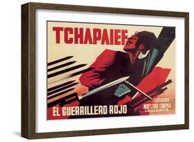 Tchapaief: The Red Guerrilla-Josep Renau Montoro-Framed Art Print