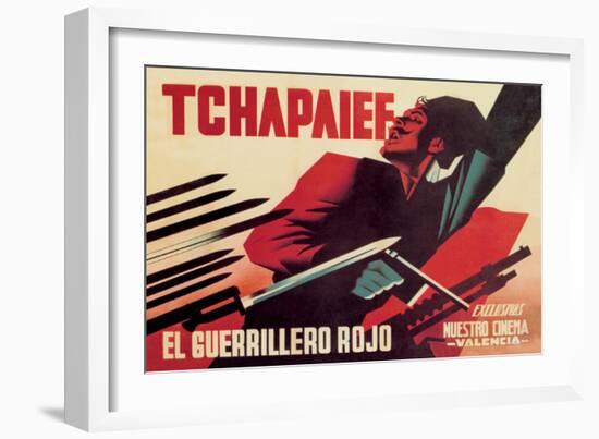 Tchapaief: The Red Guerrilla-Josep Renau Montoro-Framed Art Print