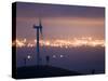 Te Apiti Wind Farm at Dawn, on the Lower Ruahine Ranges, Manawatu, North Island, New Zealand-Smith Don-Stretched Canvas