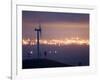 Te Apiti Wind Farm at Dawn, on the Lower Ruahine Ranges, Manawatu, North Island, New Zealand-Smith Don-Framed Photographic Print