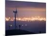 Te Apiti Wind Farm at Dawn, on the Lower Ruahine Ranges, Manawatu, North Island, New Zealand-Smith Don-Mounted Photographic Print