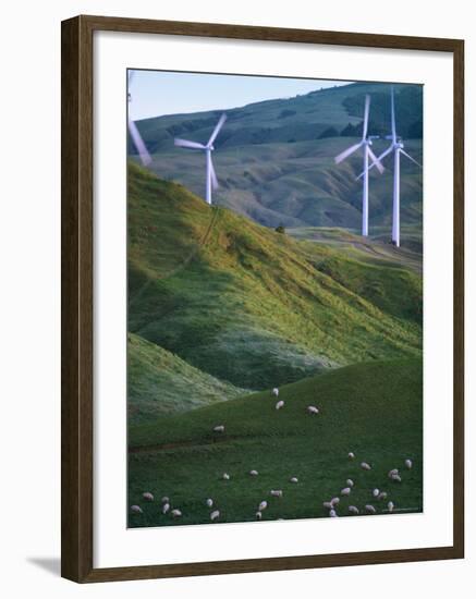 Te Apiti Wind Farm, Palmerston North, Manawatu, North Island, New Zealand, Pacific-Don Smith-Framed Photographic Print