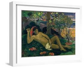 Te Arii Vahine (The King's Wife), 1896-Paul Gauguin-Framed Giclee Print