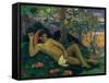 Te Arii Vahine (The King's Wife), 1896-Paul Gauguin-Framed Stretched Canvas