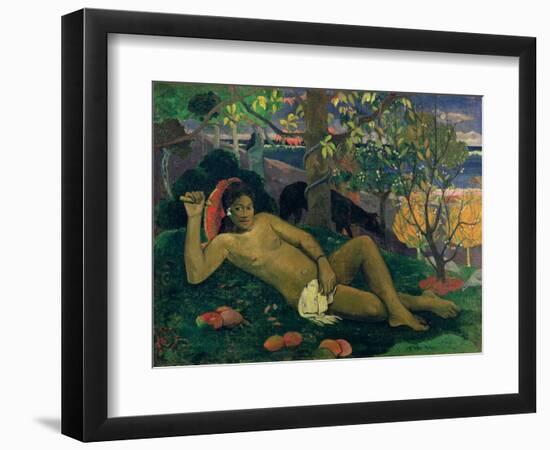 Te Arii Vahine (The King's Wife), 1896-Paul Gauguin-Framed Giclee Print