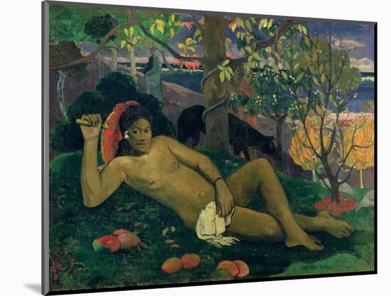 Te Arii Vahine (The King's Wife), 1896-Paul Gauguin-Mounted Giclee Print