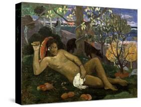 Te Arii Vahine (Woman of Royal Blood, the Queen, the King's Wife), 1896-Paul Gauguin-Stretched Canvas