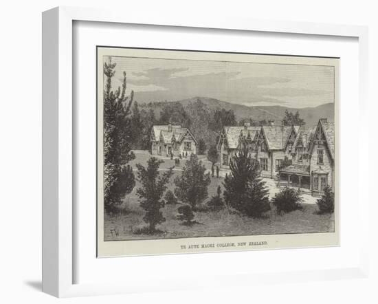 Te Aute Maori College, New Zealand-Frank Watkins-Framed Giclee Print