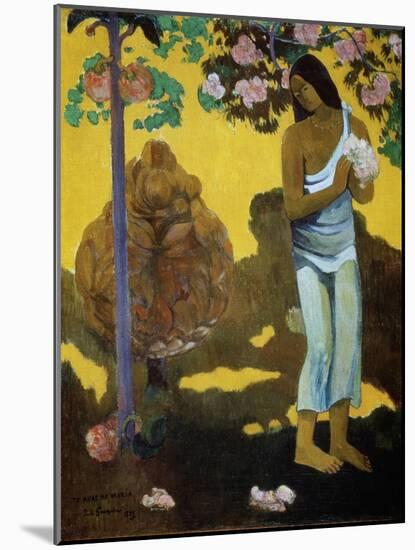 Te Avae No Maria (The Month of Mar), 1899-Paul Gauguin-Mounted Giclee Print