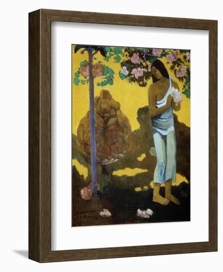 Te Avae No Maria (The Month of Mar), 1899-Paul Gauguin-Framed Giclee Print