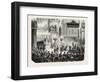 Te Deum Sung in the Church of the Notre-Dame-null-Framed Premium Giclee Print