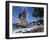 Te Horo Rock, Cathedral Cove, Coromandel Peninsula, North Island, New Zealand, Pacific-Dominic Harcourt-webster-Framed Photographic Print