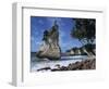 Te Horo Rock, Cathedral Cove, Coromandel Peninsula, North Island, New Zealand, Pacific-Dominic Harcourt-webster-Framed Photographic Print