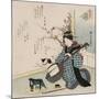 Te-Ike No Hana 'Hand-Picked Flower'-Yanagawa Shigenobu II-Mounted Giclee Print