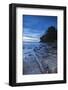 Te Mata Beach at Sunset, Coromandel Peninsula, North Island, New Zealand-Ian Trower-Framed Photographic Print